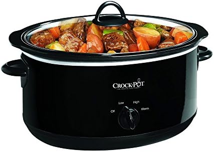 Crock-Pot 8 Quart Manual Slow Cooker – Black dy 5l 36 bw w0 xm
