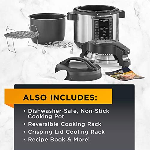 Crock-Pot Express Crisp 8 Quart 10-in-1 Pressure Cooker po sk 35 x0 jr 0c