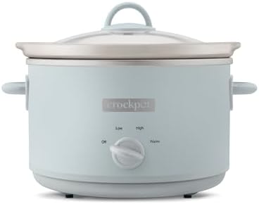 Crock-Pot 4.5 Quart Manual Slow Cooker – Macaroon Blue wq xa gn h2 km qi