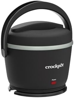 Crock-Pot Electric Lunch Box Food Warmer 20oz – Black 1k ez 19 0e 0n qk