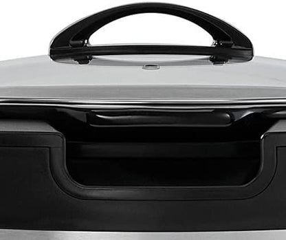 Crock-Pot Thermoshield 6 Quart Slow Cooker with Carry Handles x9 6d 96 k4 50 wk
