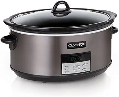 Crock-Pot 8 Quart Programmable Slow Cooker with Auto Warm 78 at nb yl ik mc