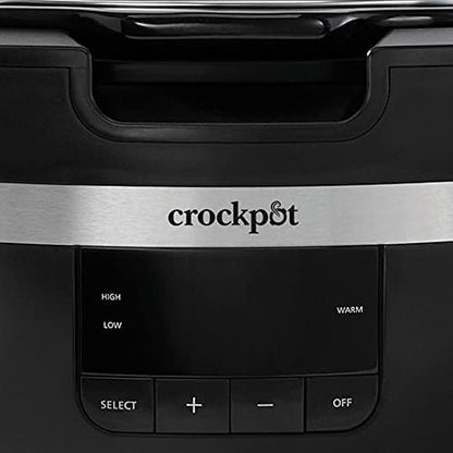 Crock-Pot Thermoshield 6 Quart Slow Cooker with Carry Handles x9 6d 96 k4 50 wk