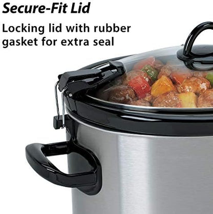 Crock-Pot Cook & Carry 6 Quart Portable Slow Cooker jf fv ks kw s7 8p