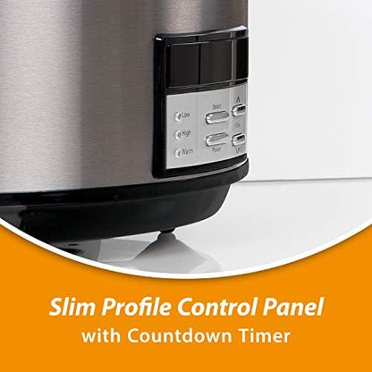 Crock-Pot 8 Quart Programmable Slow Cooker with Auto Warm 78 7a in tz 8c d2
