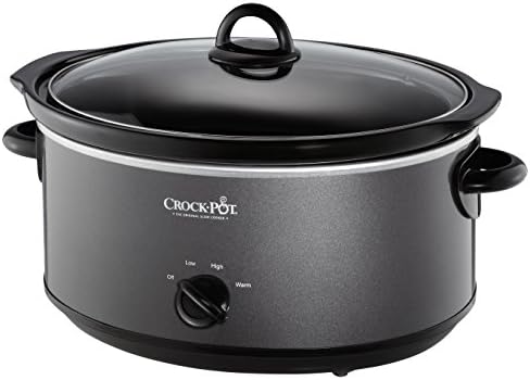 Crock-Pot 7 Quart Slow Cooker – Charcoal 61 b1 63 5o nv 62