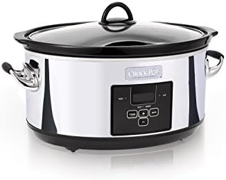 Crock-Pot 7 Quart Programmable Slow Cooker – Polished Platinum xn mf 1i i1 zz 9v