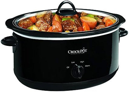 Crock-Pot 8 Quart Manual Slow Cooker – Black dy 5l 36 bw w0 xm