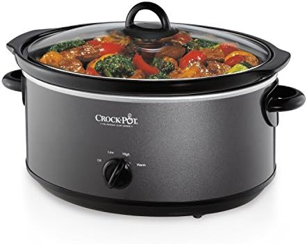 Crock-Pot 7 Quart Slow Cooker – Charcoal 61 b1 63 5o nv 62