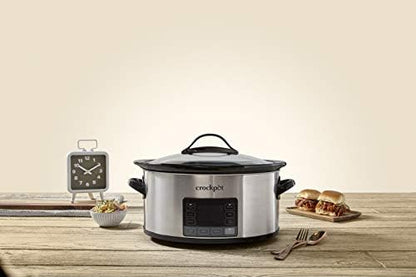 Crock-Pot MyTime 6 Quart Programmable Slow Cooker 7e qn 6n zt 34 46
