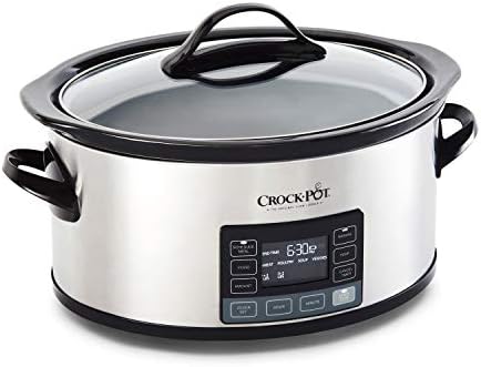 Crock-Pot MyTime 6 Quart Programmable Slow Cooker 7e qn 6n zt 34 46