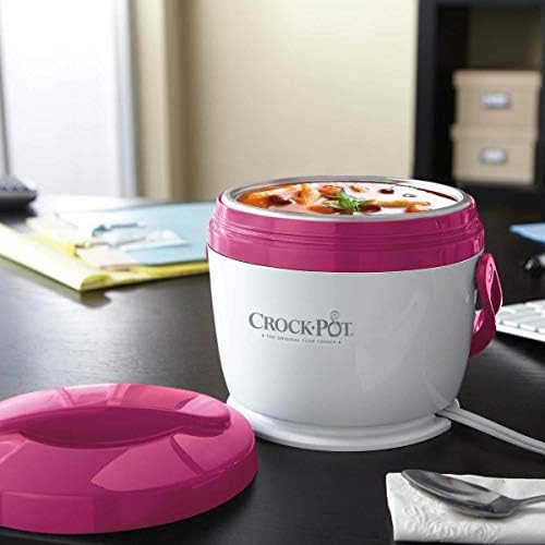 Crock-Pot Lunch Crock Portable Food Warmer 20oz – Pink ja 7q ua la lw g7