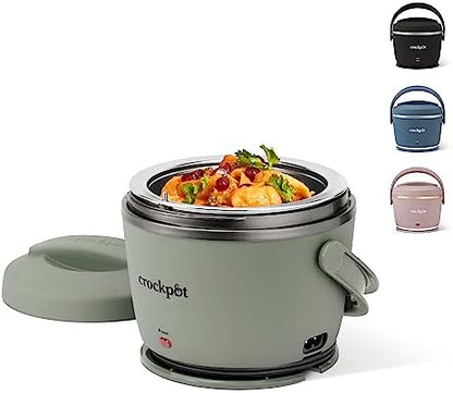 Crock-Pot Portable Electric Lunch Box Food Warmer – Green w8 y7 7u gh 4j c6