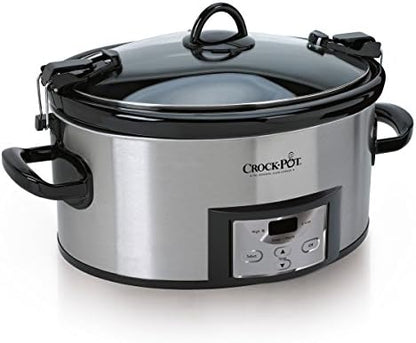 Crock-Pot Cook & Carry 6 Quart Programmable Slow Cooker 9u uj r5 be 14 wi