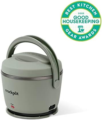 Crock-Pot Portable Electric Lunch Box Food Warmer – Green w8 y7 7u gh 4j c6