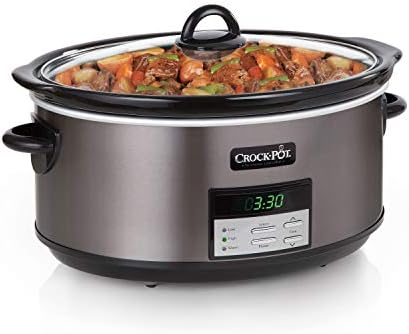 Crock-Pot 8 Quart Programmable Slow Cooker with Auto Warm 78 at nb yl ik bb