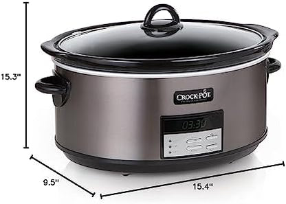 Crock-Pot 8 Quart Programmable Slow Cooker with Auto Warm 78 at nb yl ik mc
