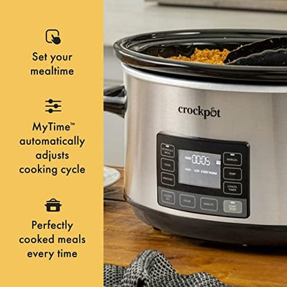 Crock-Pot 7 Quart Portable Programmable Slow Cooker with Timer vk 7b b2 1j 4m bi
