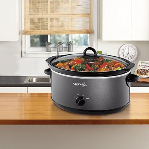Crock-Pot 7 Quart Slow Cooker – Charcoal 61 b1 63 5o nv 62