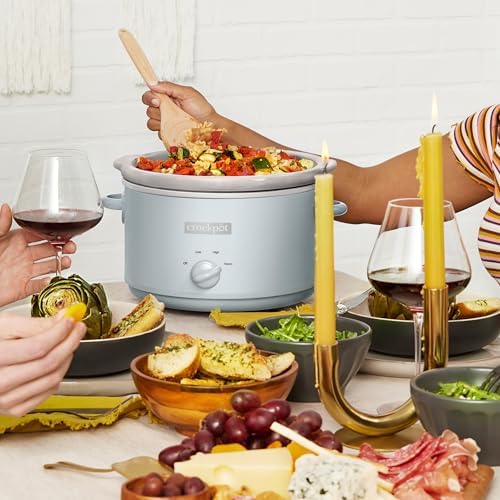 Crock-Pot 4.5 Quart Manual Slow Cooker – Macaroon Blue wq xa gn h2 km qi