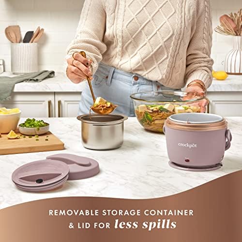 Crock-Pot Electric Lunch Box Food Warmer 20oz – Blush Pink 62 w5 kx 4l 5z q5