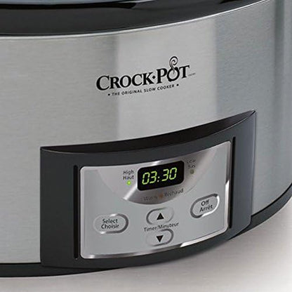 Crock-Pot Cook & Carry 6 Quart Programmable Slow Cooker 9u uj r5 be 14 wi