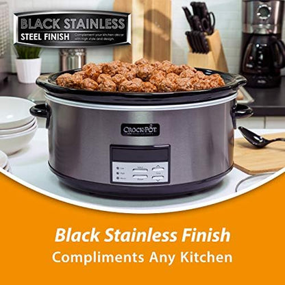 Crock-Pot 8 Quart Programmable Slow Cooker with Auto Warm 78 at nb yl ik mc
