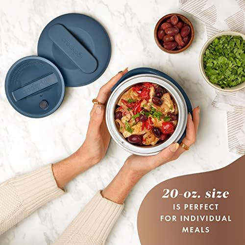 Crock-Pot Electric Lunch Box Food Warmer 20oz – Faded Blue uc og ml 7h vk m1