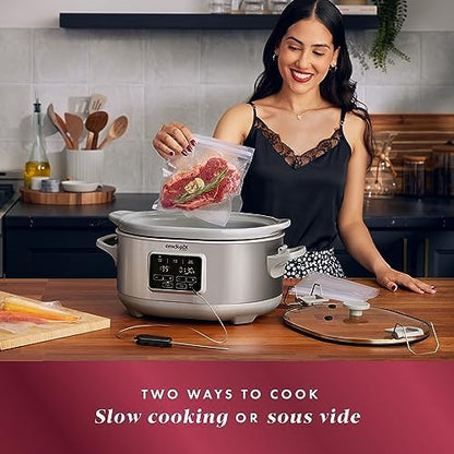 Crock-Pot 7 Quart Programmable Cook & Carry Slow Cooker l8 zs zs t1 87 vy