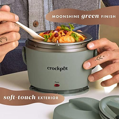 Crock-Pot Portable Electric Lunch Box Food Warmer – Green w8 y7 7u gh 4j c6