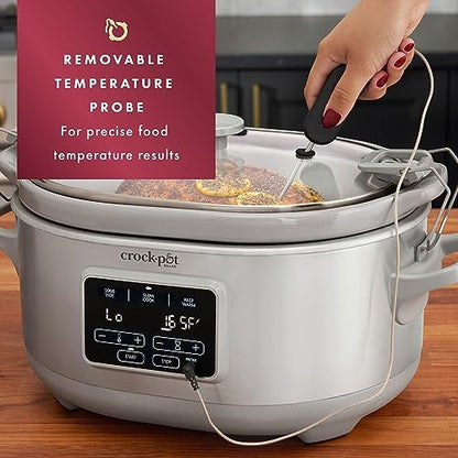 Crock-Pot 7 Quart Programmable Cook & Carry Slow Cooker l8 zs zs t1 87 vy