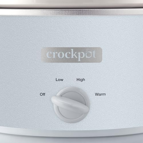Crock-Pot 4.5 Quart Manual Slow Cooker – Macaroon Blue wq xa gn h2 km qi