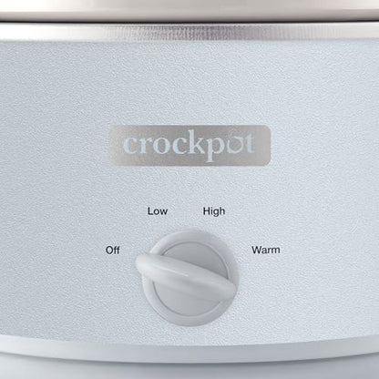 Crock-Pot 4.5 Quart Manual Slow Cooker – Macaroon Blue wq xa gn h2 km qi