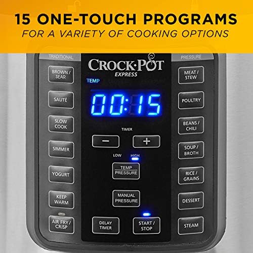Crock-Pot Express Crisp 8 Quart 10-in-1 Pressure Cooker po sk 35 qq bn ud