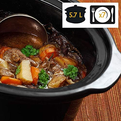 Crock-Pot Cook & Carry 6 Quart Portable Slow Cooker jf qc 6t oc ib 5g