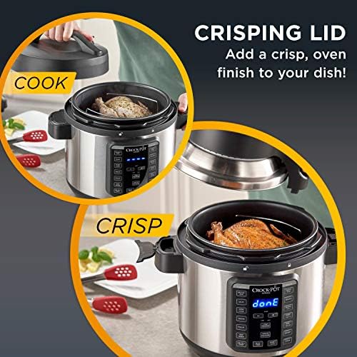 Crock-Pot Express Crisp 8 Quart 10-in-1 Pressure Cooker po sk 35 qq bn ud