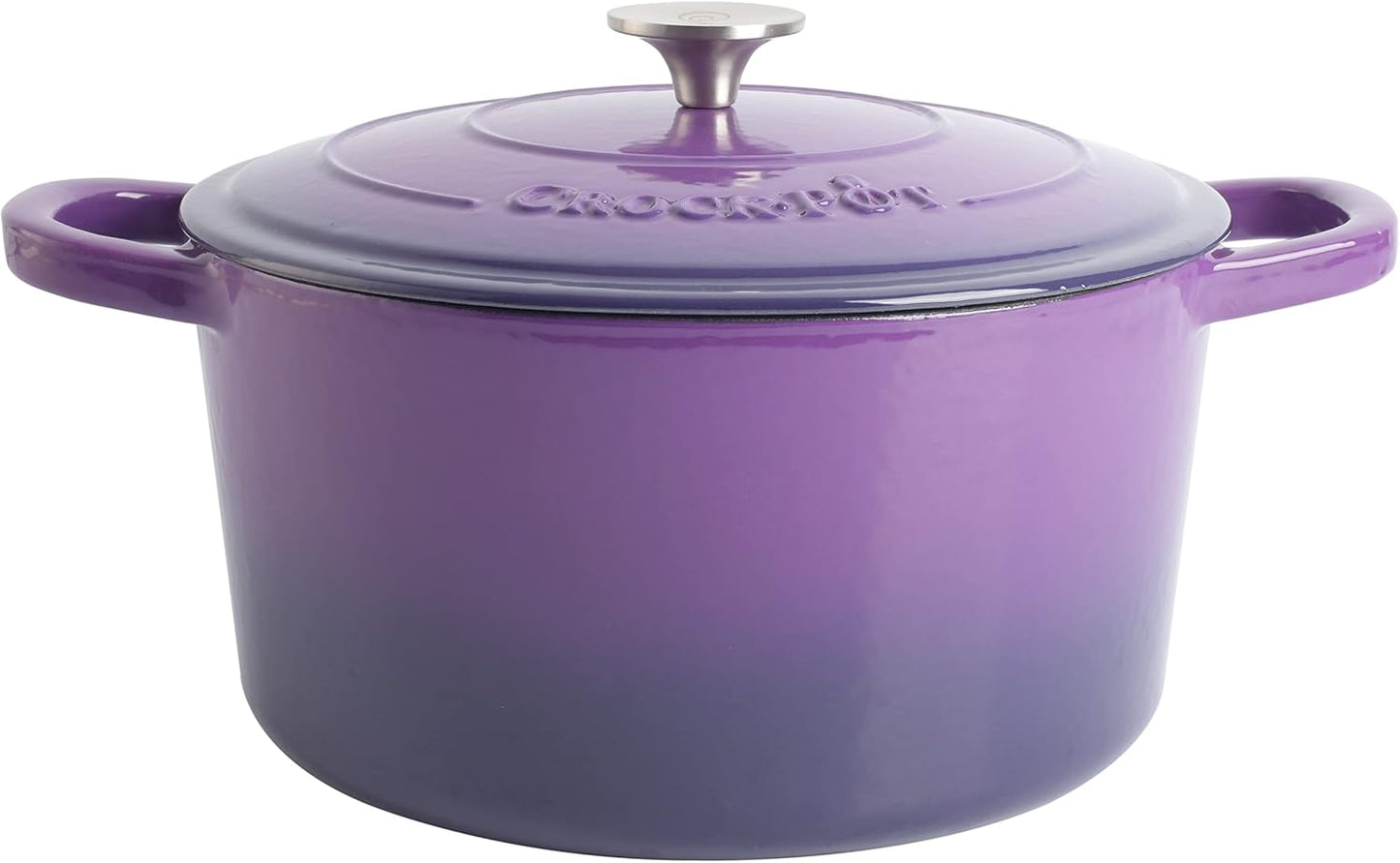 Crock-Pot 3 Quart Enameled Cast Iron Dutch Oven – Aqua 4m hv rh zm 8o 6i
