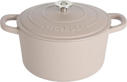 Crock-Pot 3 Quart Enameled Cast Iron Dutch Oven – Aqua 4m hv rh zm 8o 6i