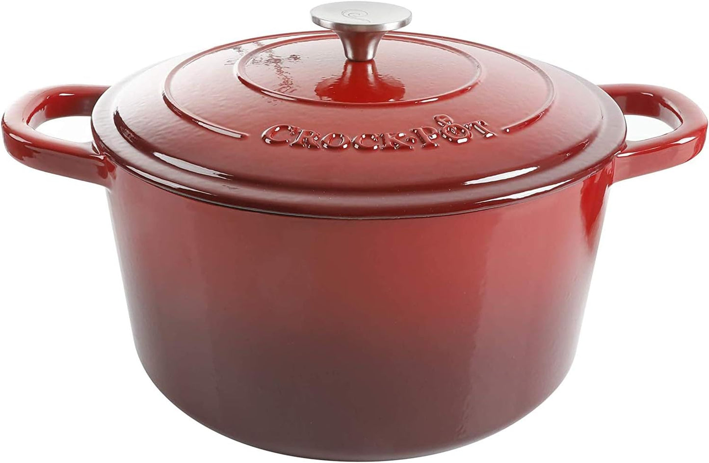 Crock-Pot 3 Quart Enameled Cast Iron Dutch Oven – Aqua 4m hv rh zm 8o 6i