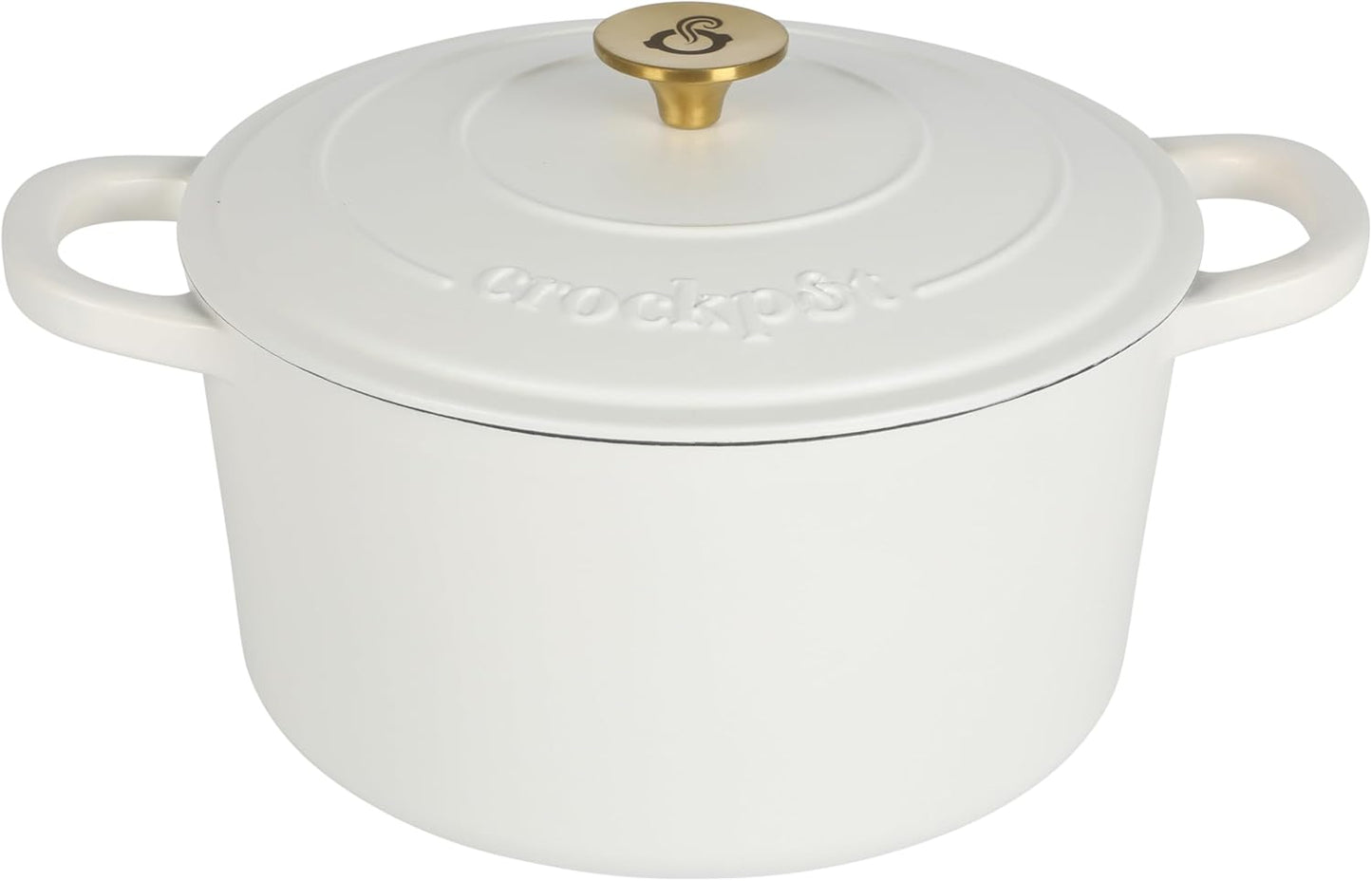 Crock-Pot 3 Quart Enameled Cast Iron Dutch Oven – Aqua 4m hv rh zm 8o 6i