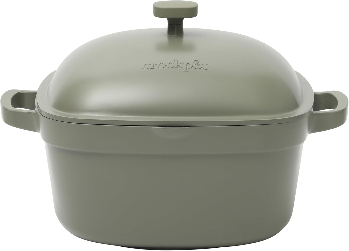 Crock-Pot 3 Quart Enameled Cast Iron Dutch Oven – Aqua 4m hv rh zm 8o 6i
