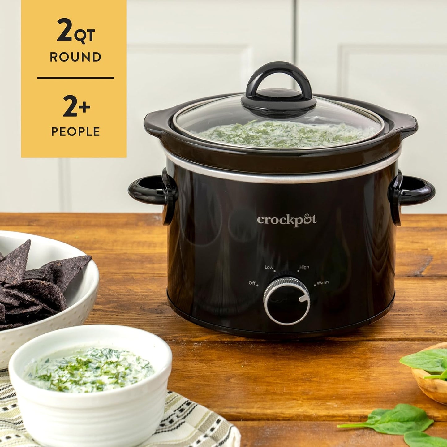 Crock-Pot 2 Quart Mini Slow Cooker – Classic Compact Cooker ec 7n rq wl 5q tb